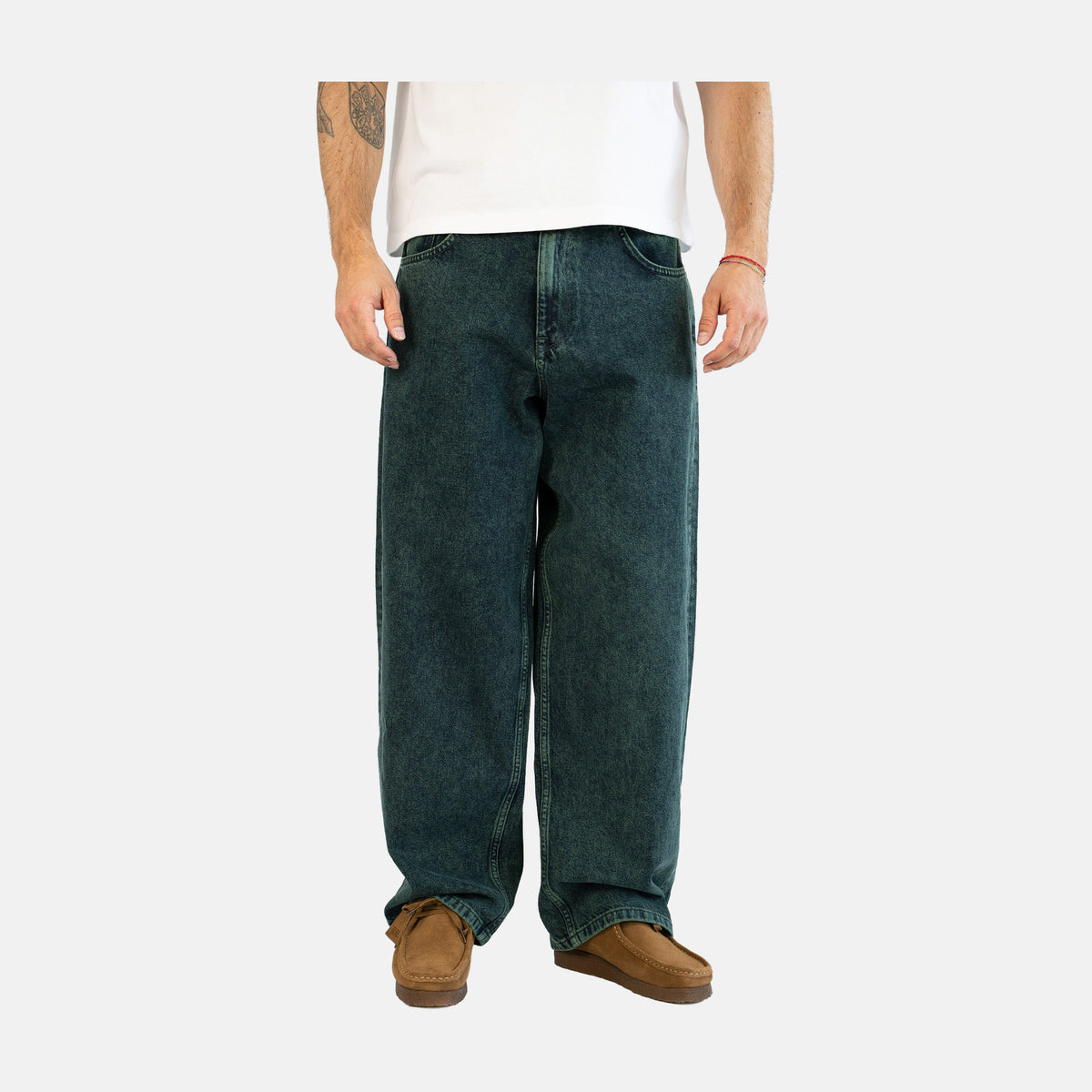 Homeboy X-tra Monster Dye Denim Beast Green – Herstelleransicht 3