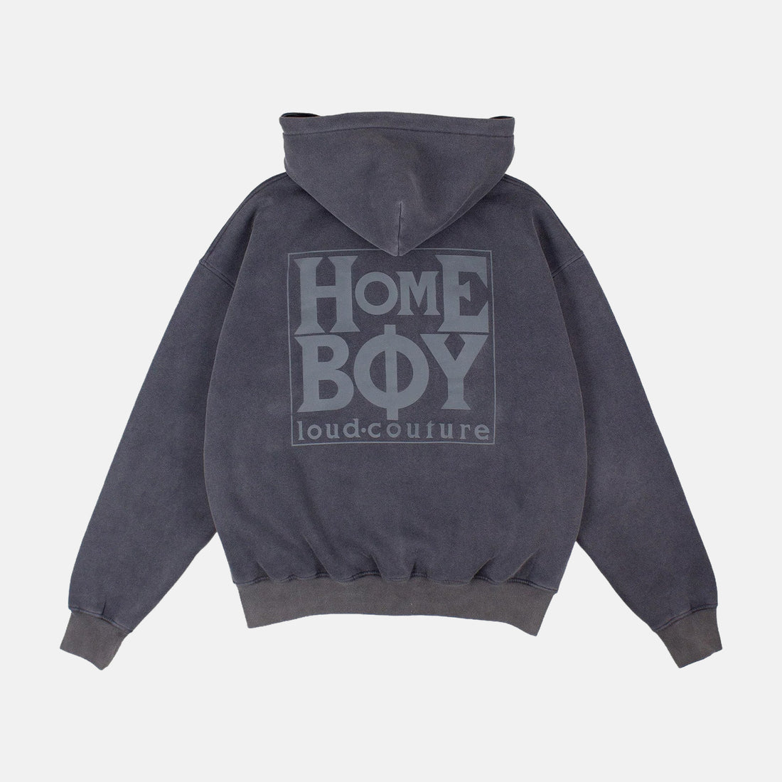 Homeboy Old School Zip-Hoodie - Grey Washed – Herstelleransicht 1