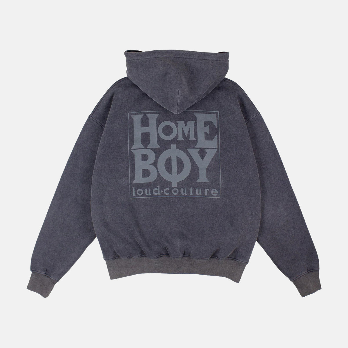 Homeboy Old School Zip-Hoodie - Grey Washed – Herstelleransicht 1