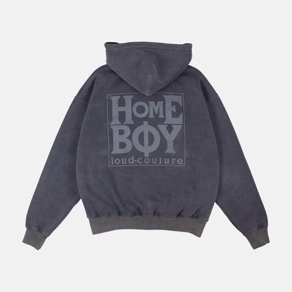 Homeboy Old School Zip-Hoodie - Grey Washed – Herstelleransicht 1