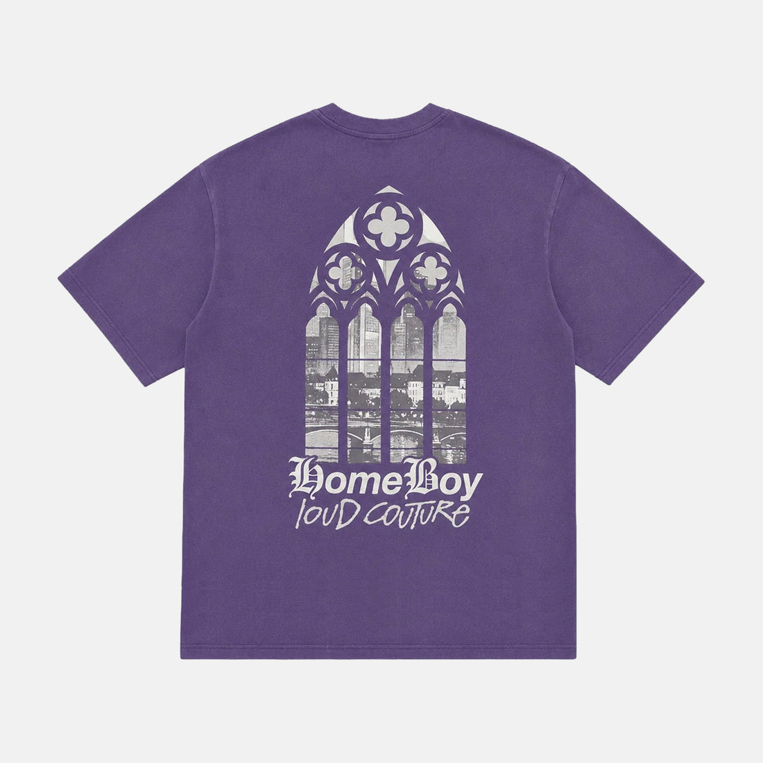 Homeboy Window T-Shirt - Lilac Washed – Herstelleransicht 1