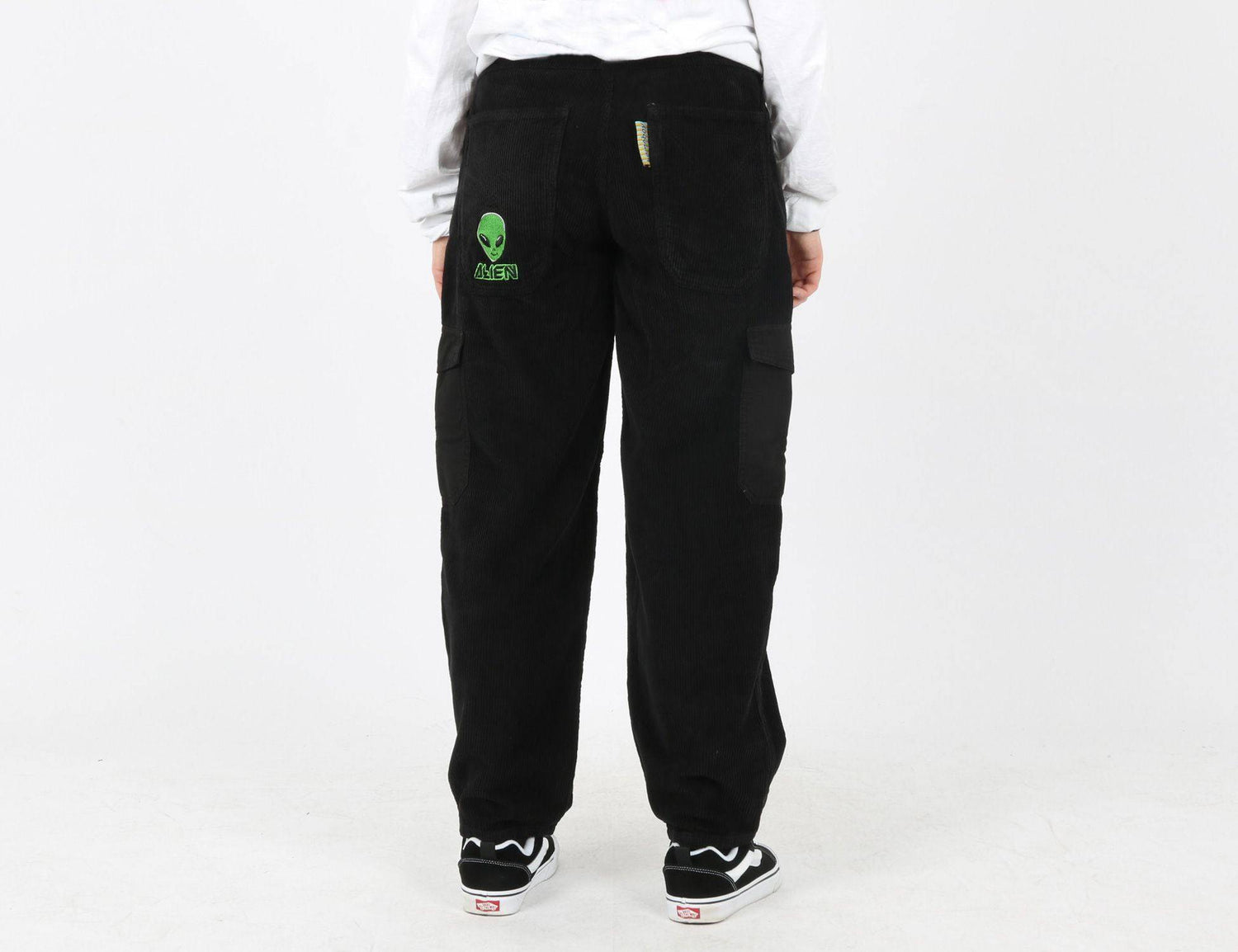 Homeboy X-tra Alien Cargo Cord Pant - Black - Blowout Skateshop