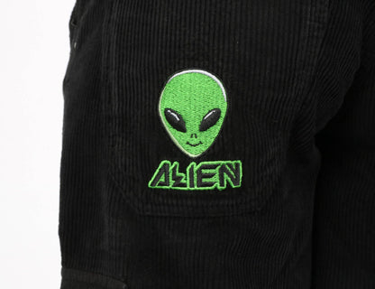 Homeboy X-tra Alien Cargo Cord Pant - Black - Blowout Skateshop