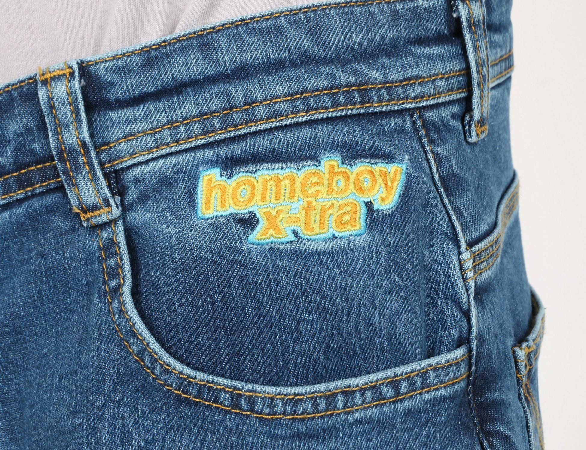 Homeboy X-tra Monster Denim - Washed Blue - Blowout Skateshop