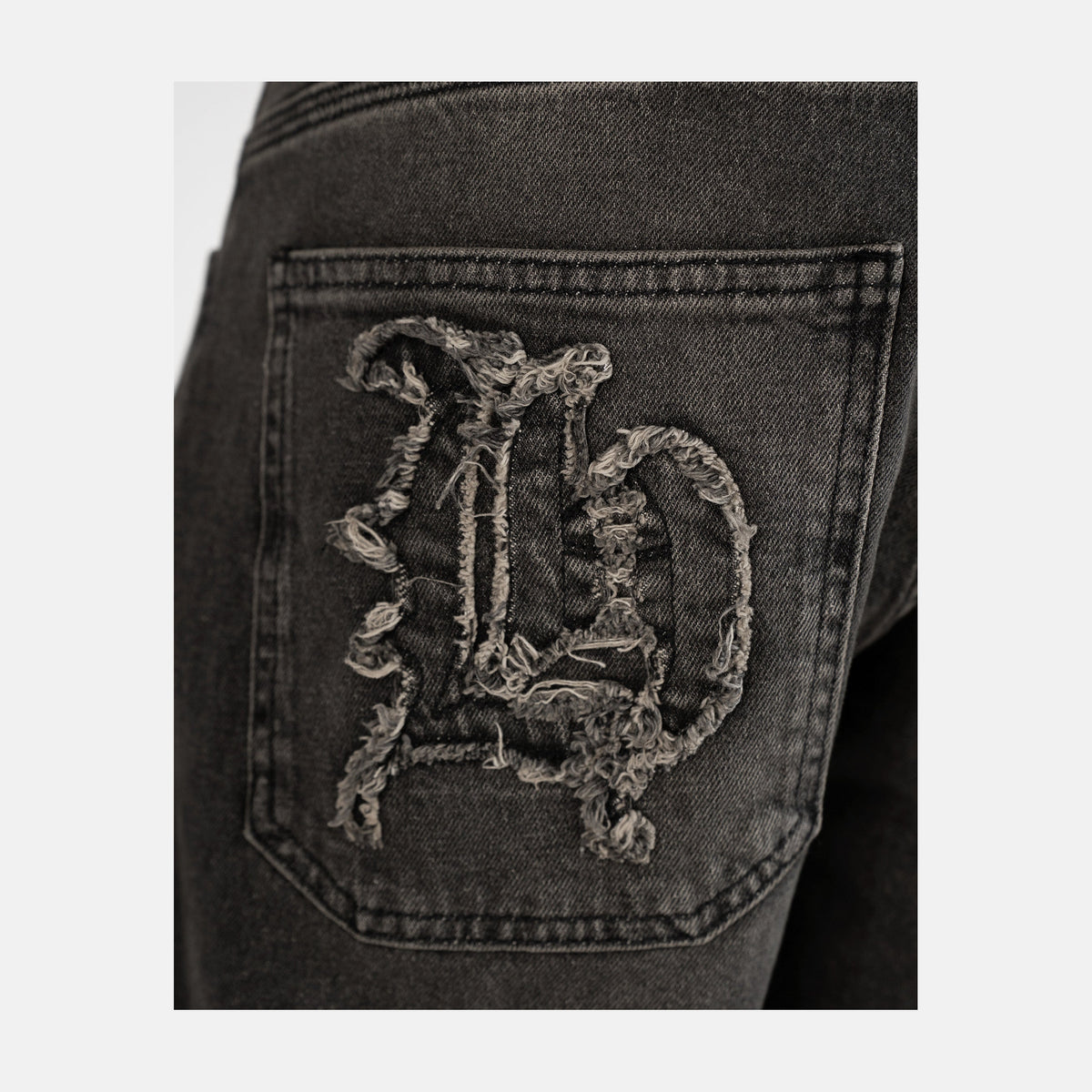 Homeboy X-tra Monster Gothic II Denim Pant - Dirty Black – Herstelleransicht 5