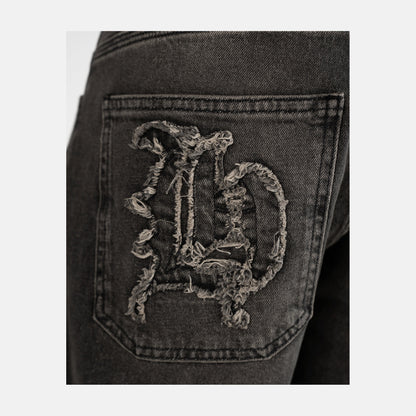 Homeboy X-tra Monster Gothic II Denim Pant - Dirty Black – Herstelleransicht 5