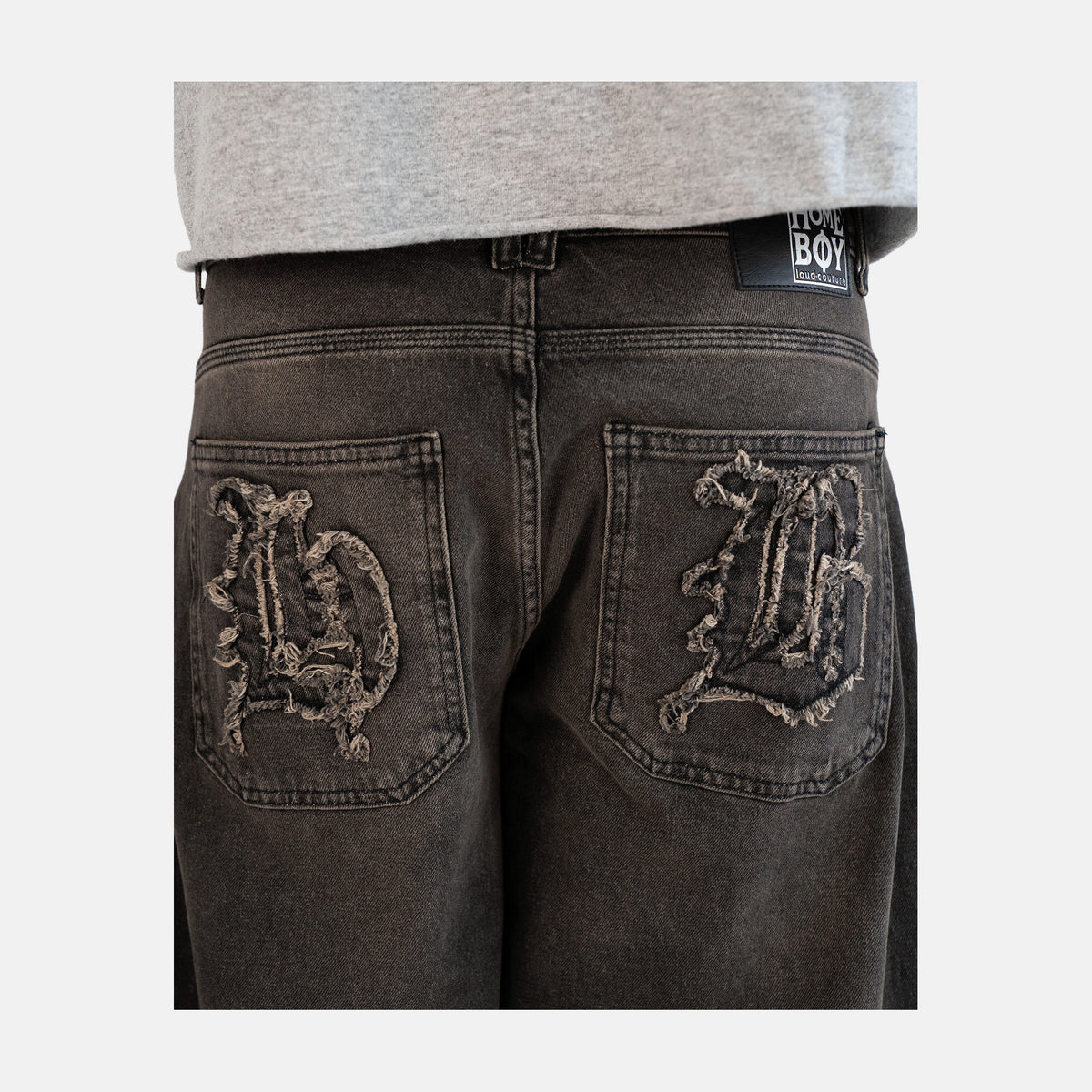 Homeboy X-tra Monster Gothic II Denim Pant - Dirty Black – Herstelleransicht 6