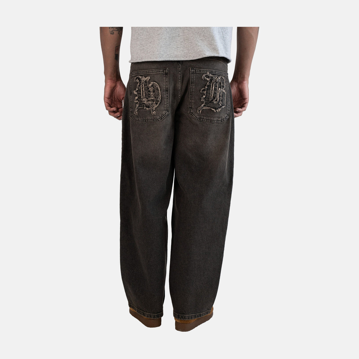 Homeboy X-tra Monster Gothic II Denim Pant - Dirty Black – Herstelleransicht 7