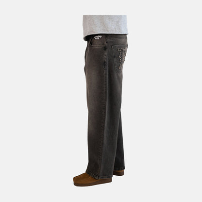 Homeboy X-tra Monster Gothic II Denim Pant - Dirty Black – Herstelleransicht 8