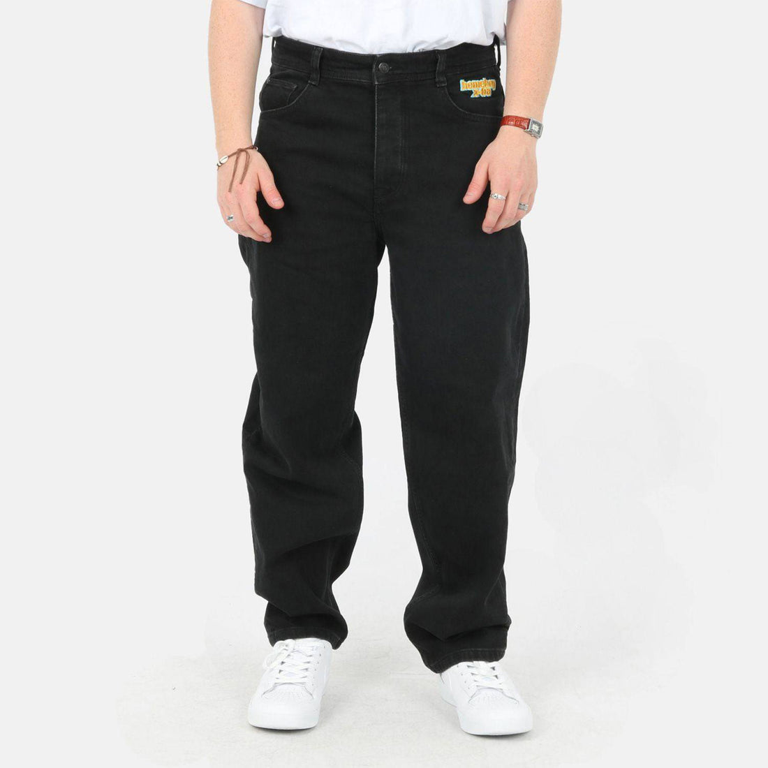 Homeboy X-tra Baggy Denim - Washed Black BlackDenim Bild 1
