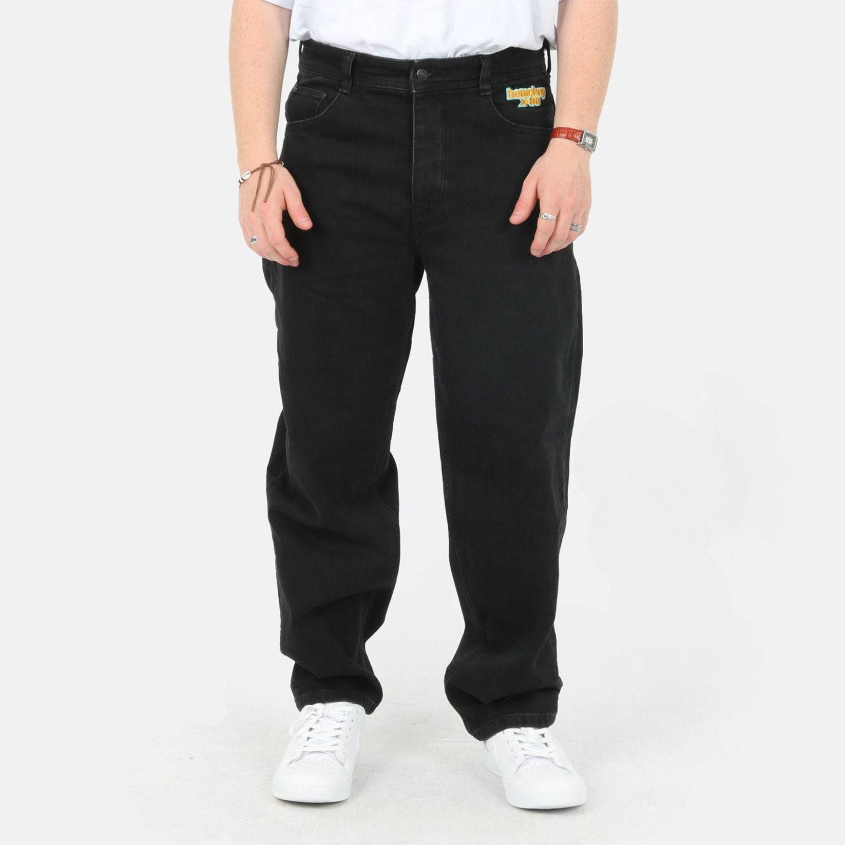 Homeboy X-tra Baggy Denim - Washed Black BlackDenim Bild 1