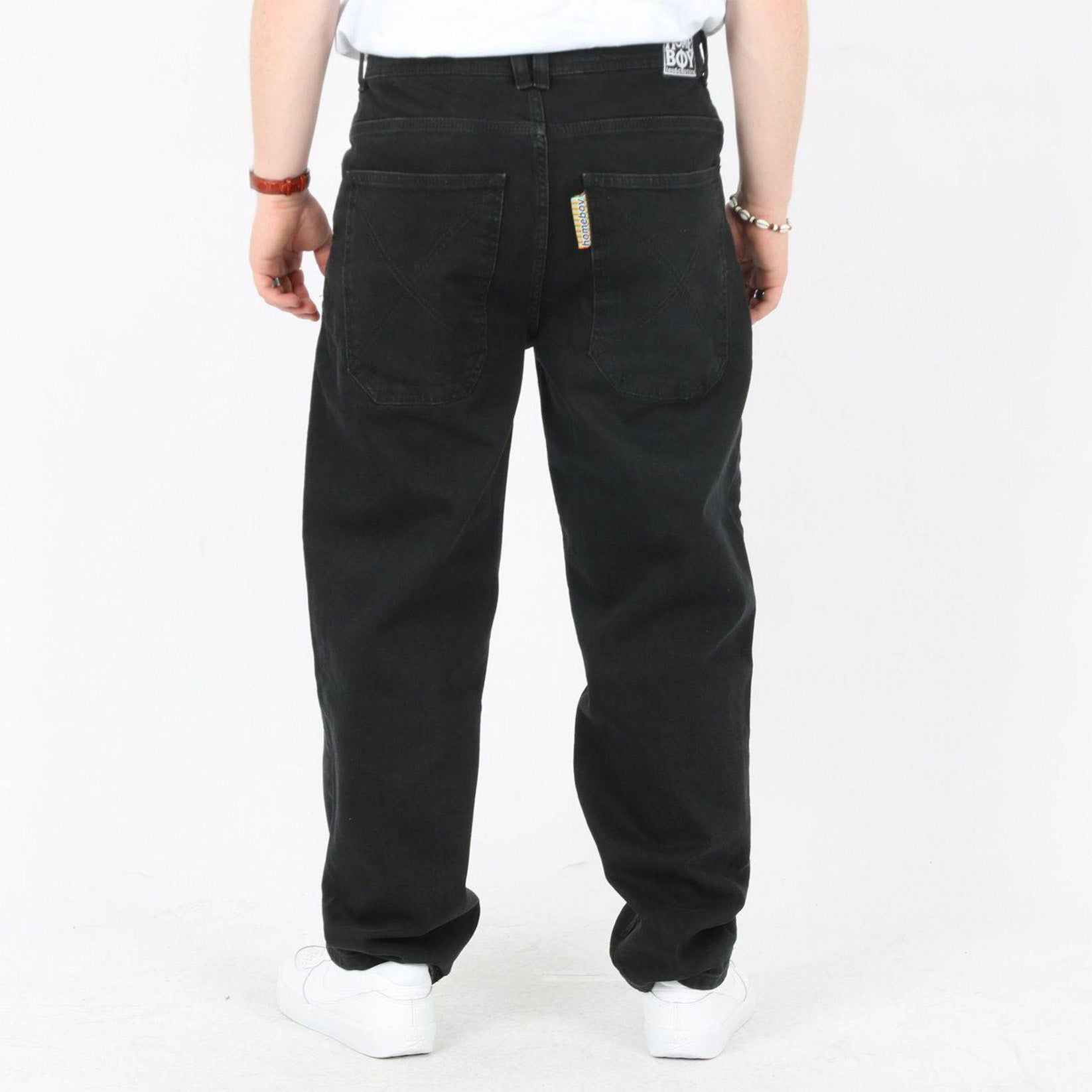 Homeboy X-tra Baggy Denim - Washed Black BlackDenim Bild 3
