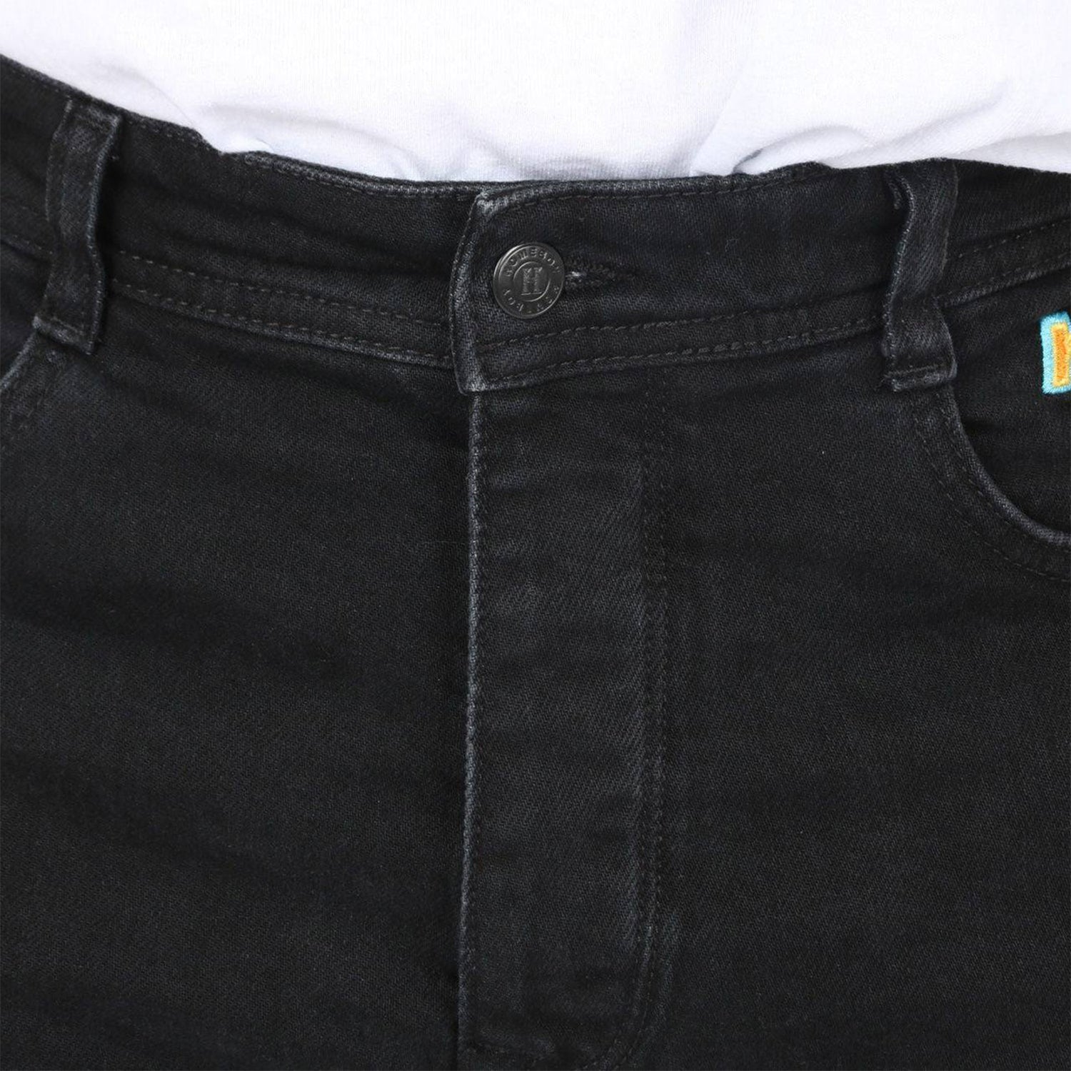 Homeboy X-tra Baggy Denim - Washed Black BlackDenim Bild 4