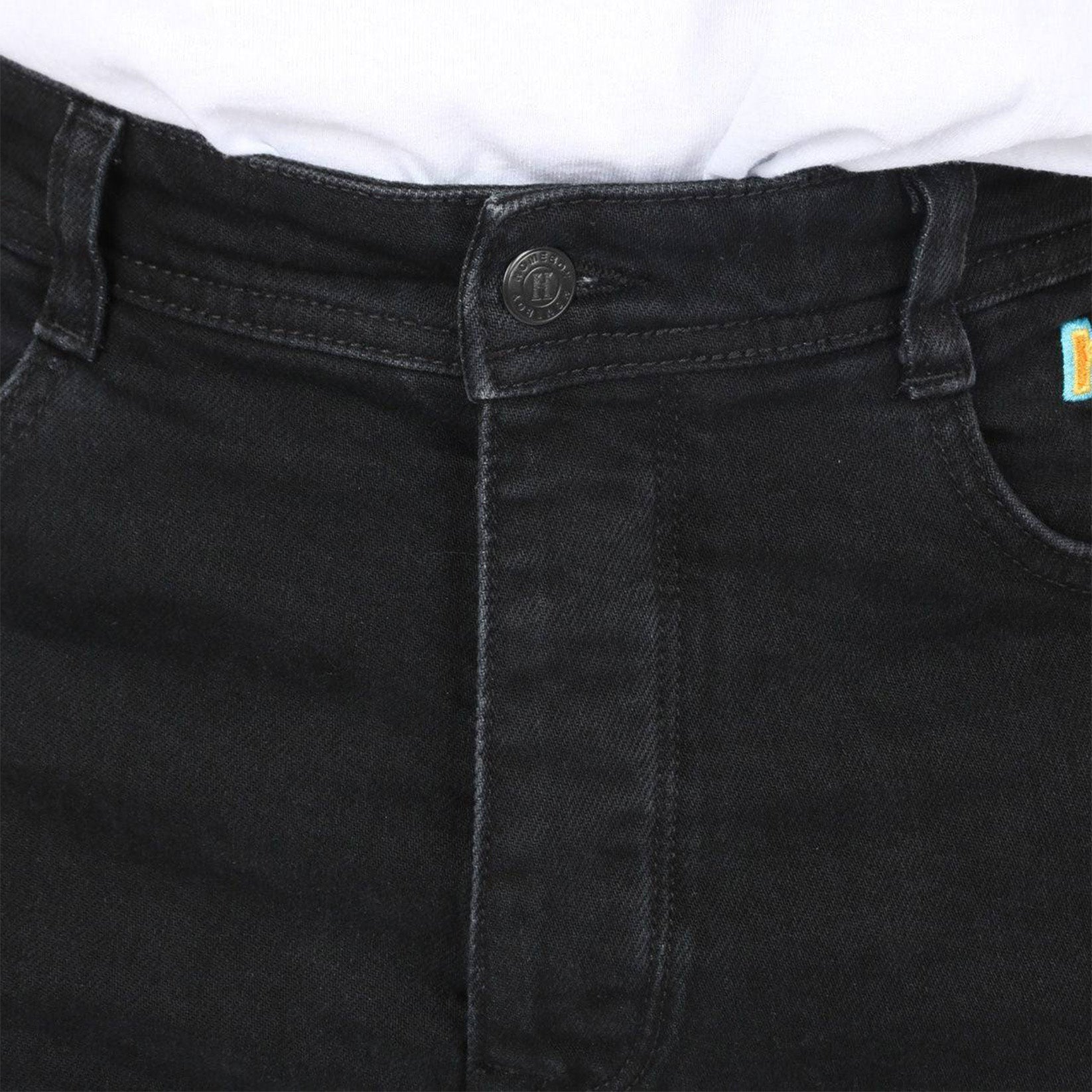Homeboy X-tra Baggy Denim - Washed Black BlackDenim Bild 4