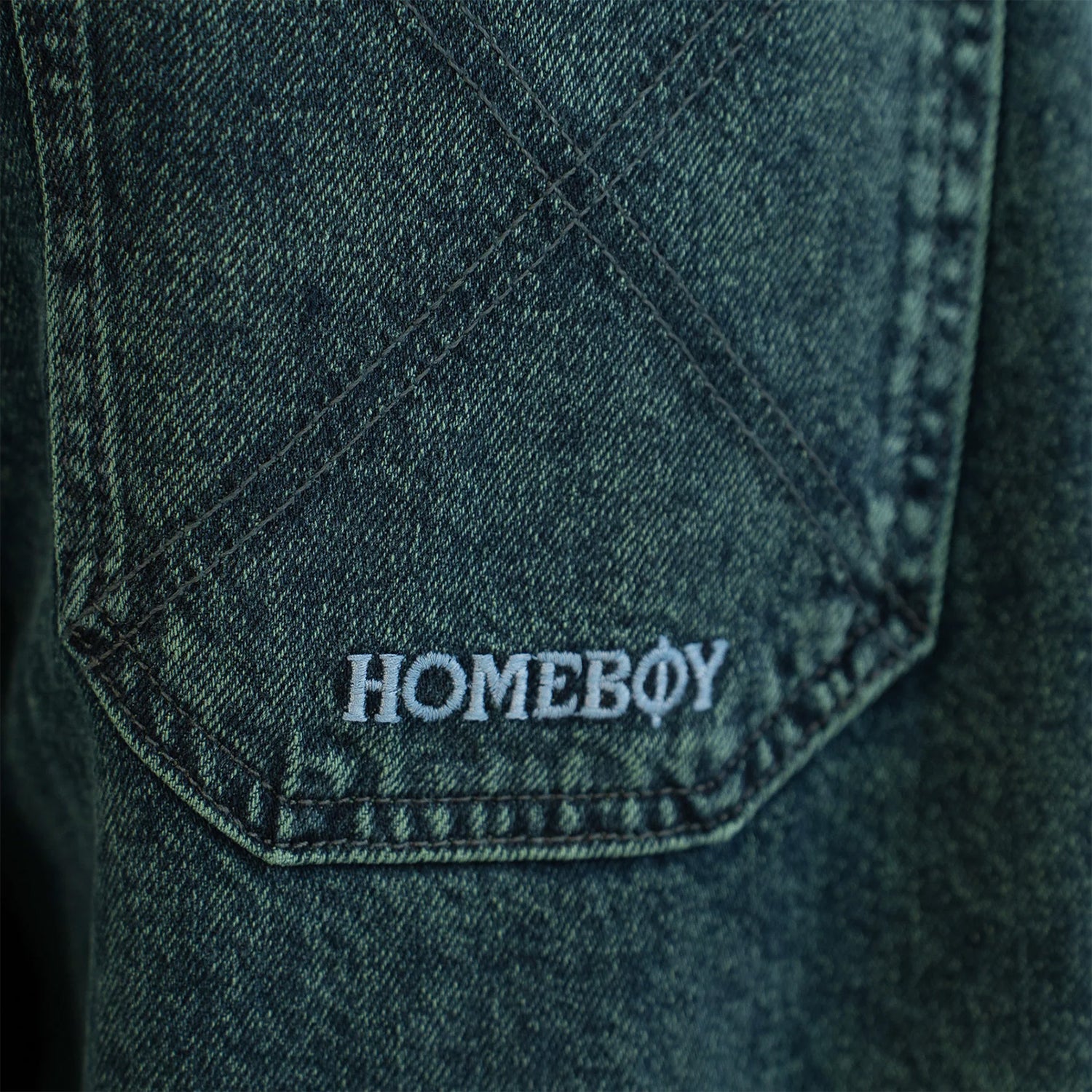 Homeboy X-tra Monster Dye Denim Pant - Beast Green Grün Bild 3
