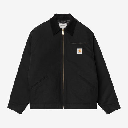 Carhartt WIP OG Detroit Jacket - Black / Black, Vorderansicht