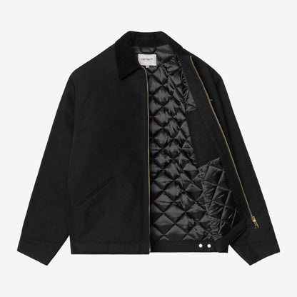 Carhartt WIP OG Detroit Jacket - Black / Black, Detailansicht