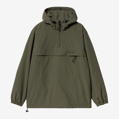 Carhartt WIP Windbreaker Pullover - Cypress / Black, Vorderansicht
