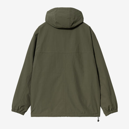 Carhartt WIP Windbreaker Pullover - Cypress / Black, Rückansicht