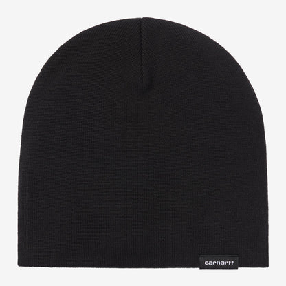 Carhartt WIP Scripter Beanie - Black, Vorderansicht