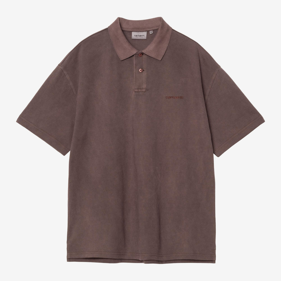 Carhartt WIP S/S Wayne Polo - Palisander, Vorderansicht
