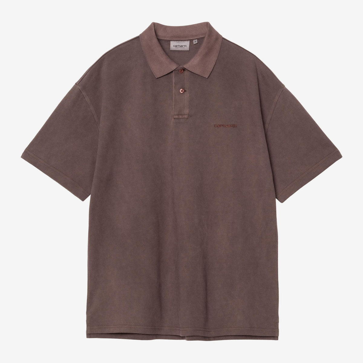 Carhartt WIP S/S Wayne Polo - Palisander, Vorderansicht