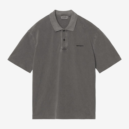 Carhartt WIP S/S Wayne Polo - Black, Vorderansicht
