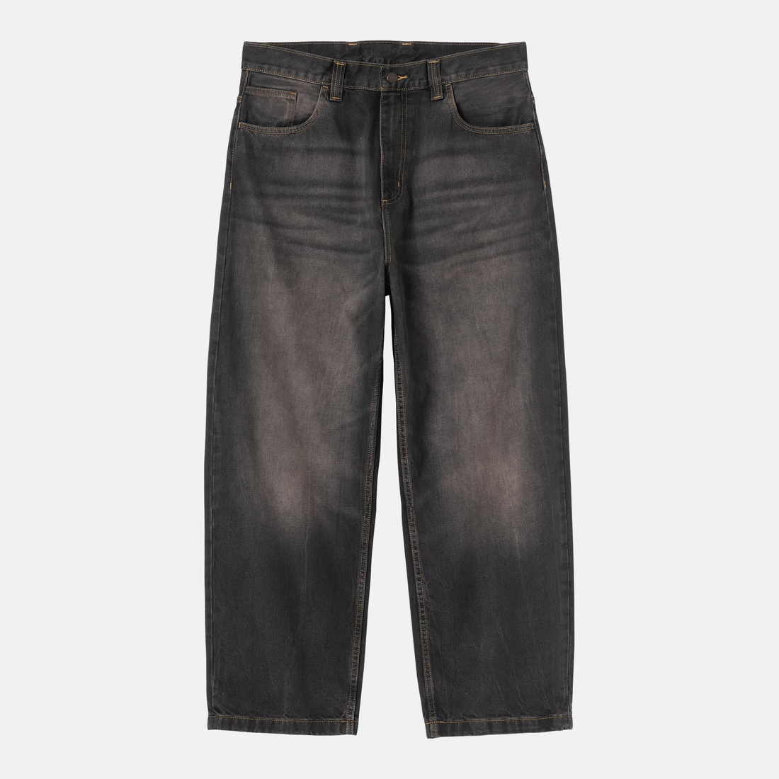 Carhartt WIP Brandon Pant - Black Tobacco – Vorderansicht