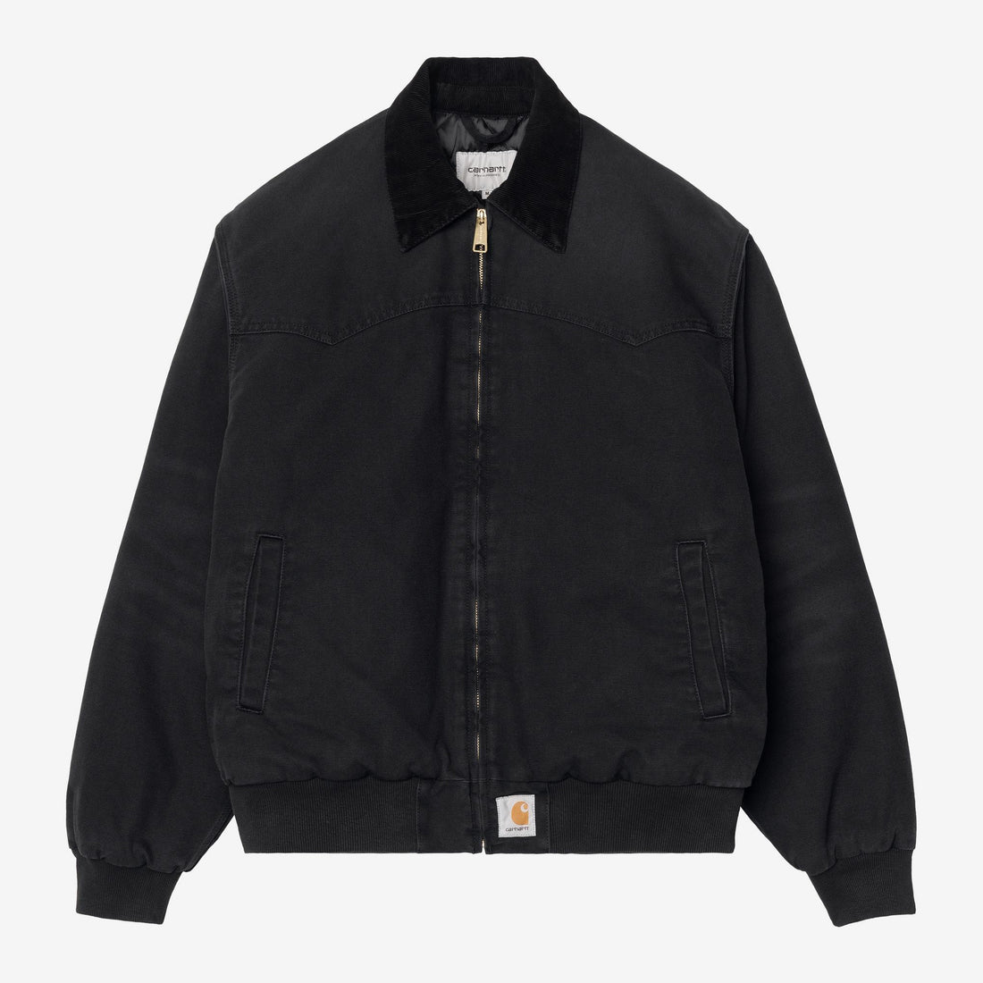 Carhartt WIP OG Santa Fe Jacket - Black / Black, Vorderansicht