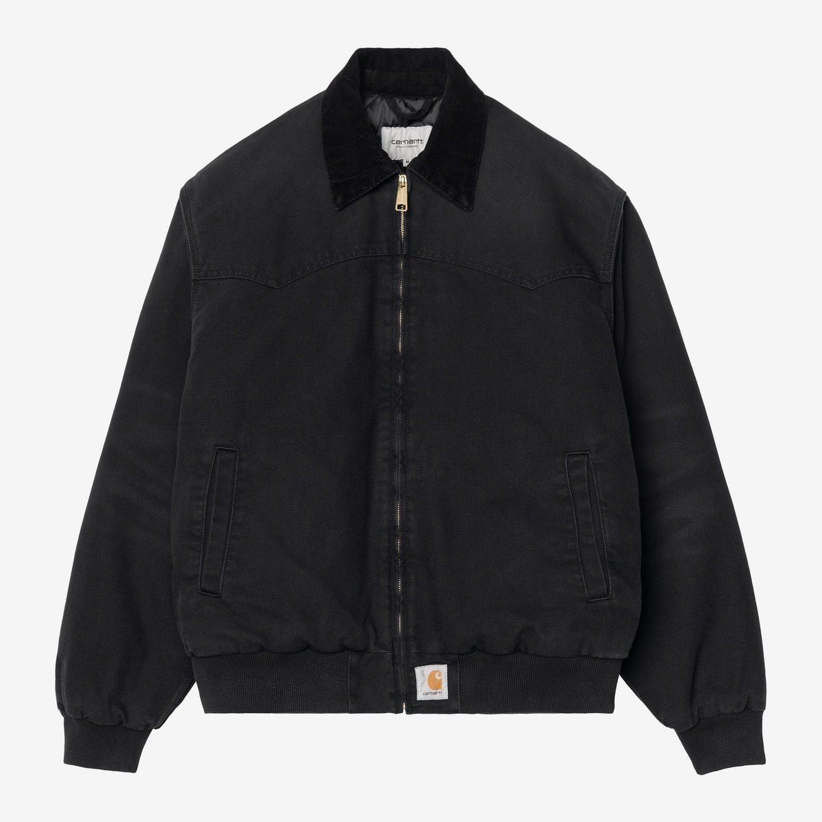Carhartt WIP OG Santa Fe Jacket - Black / Black, Vorderansicht