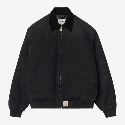 Carhartt WIP OG Santa Fe Jacket - Black / Black, Vorderansicht
