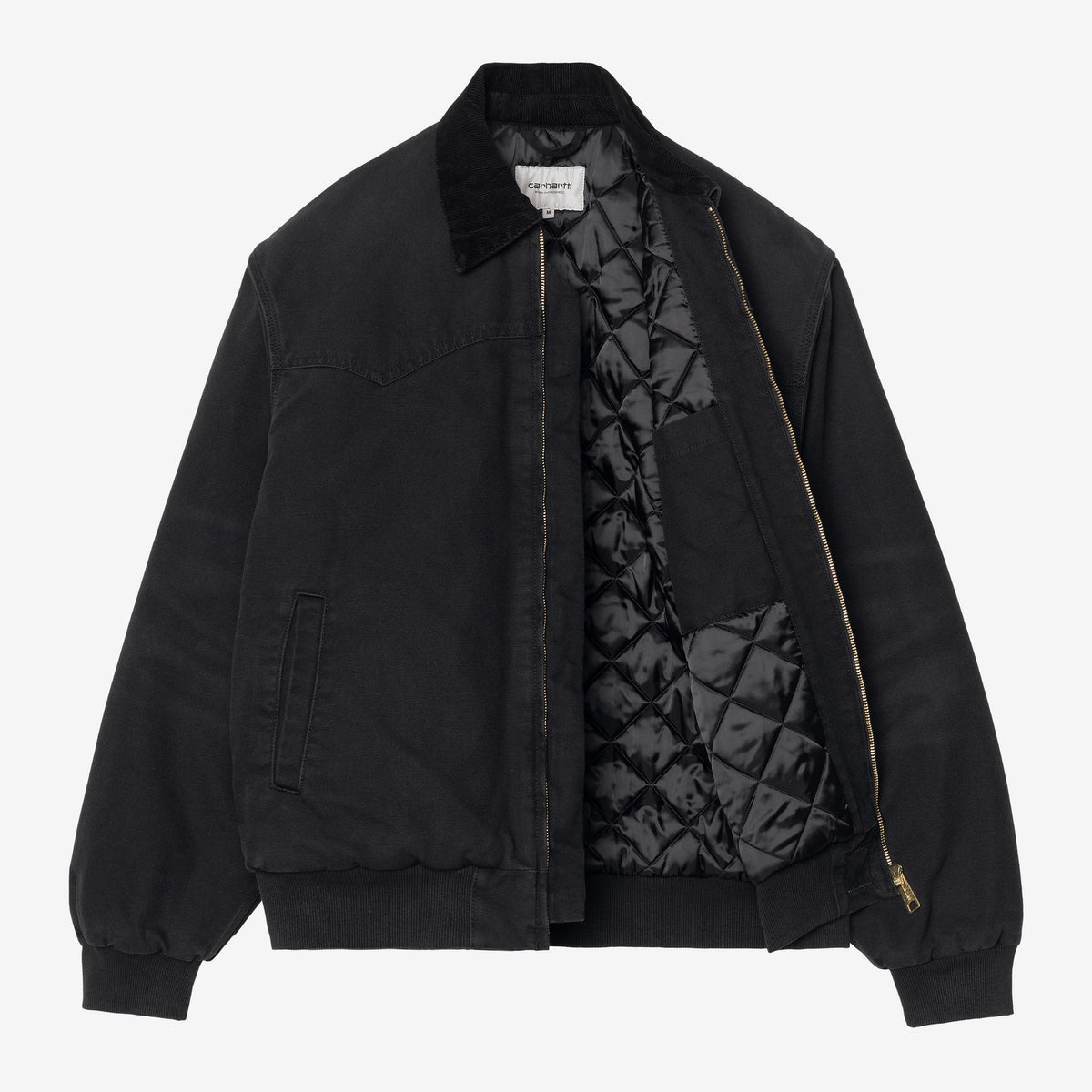 Carhartt WIP OG Santa Fe Jacket - Black / Black, Detailansicht