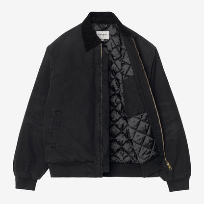 Carhartt WIP OG Santa Fe Jacket - Black / Black, Detailansicht