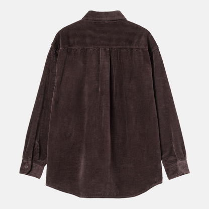 Carhartt WIP L/S Loyde Shirt - Palisander – Rückansicht