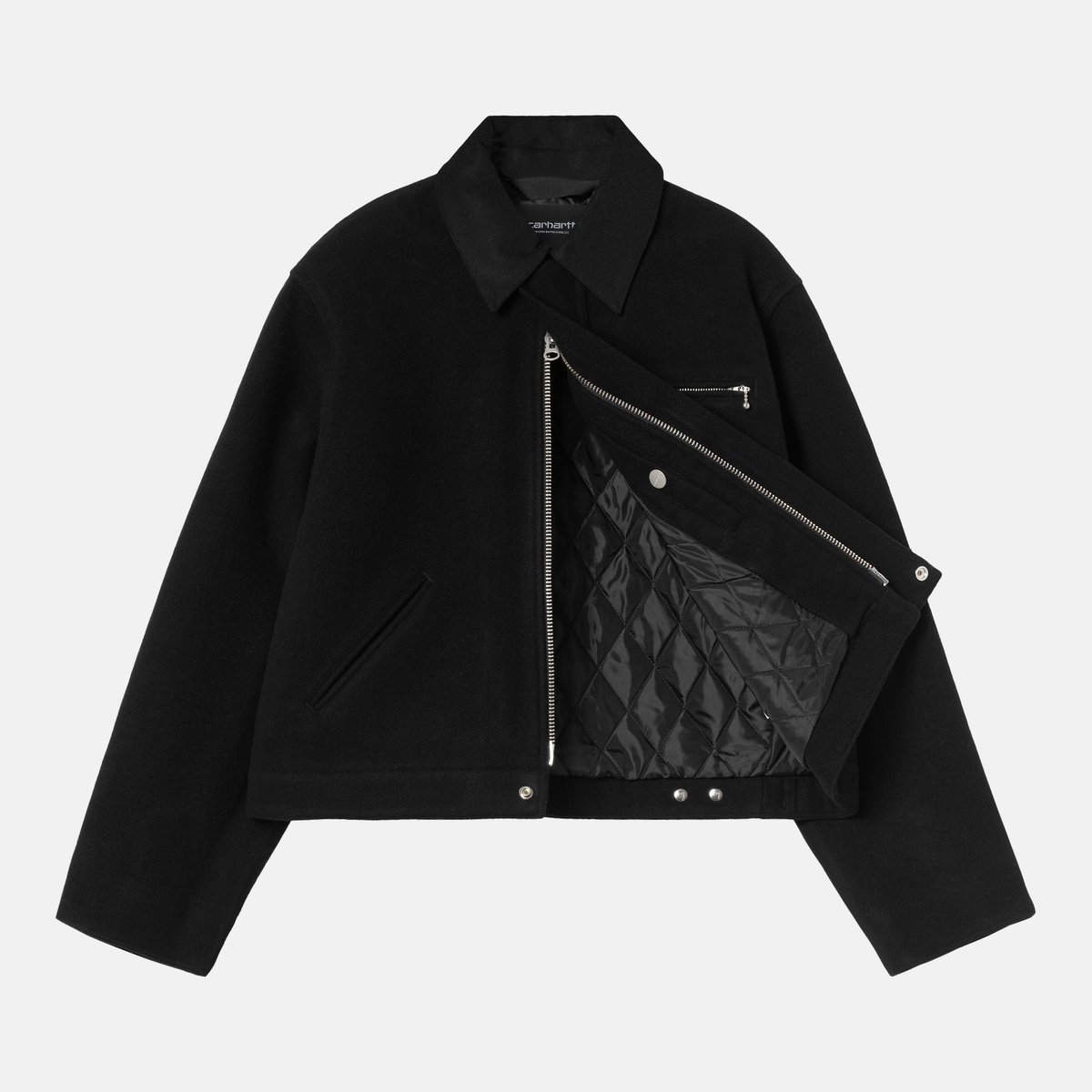 Carhartt WIP W´ Atoka Detroit Jacket - Black / Black – Detailansicht