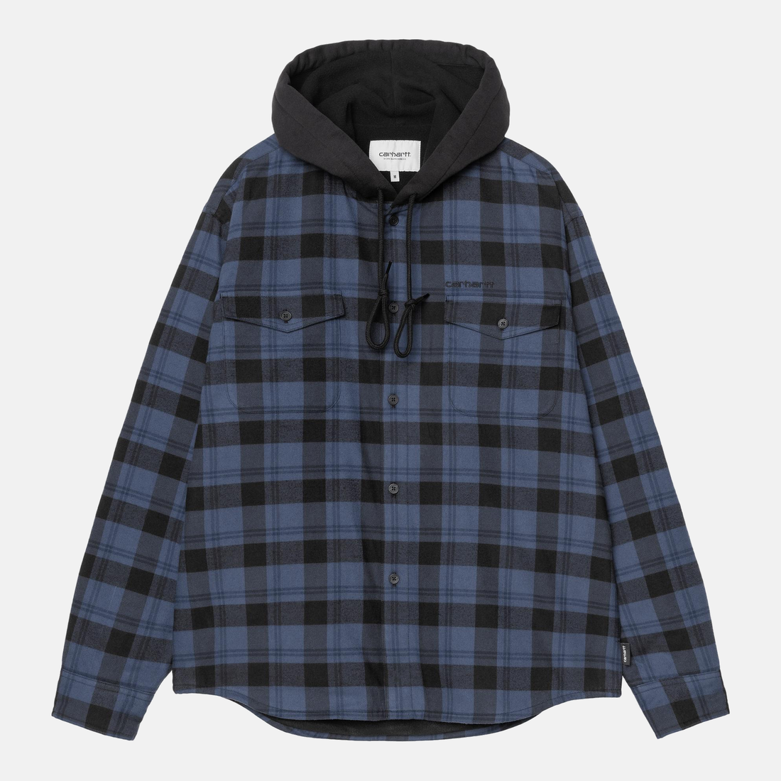 Carhartt WIP Cobrin Shirt Jac - Cobrin Check, Blue – Vorderansicht