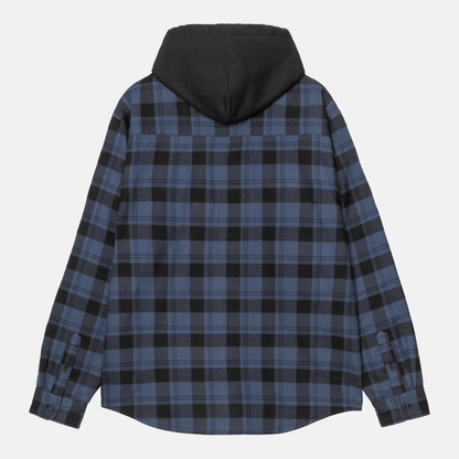 Carhartt WIP Cobrin Shirt Jac - Cobrin Check, Blue – Rückansicht