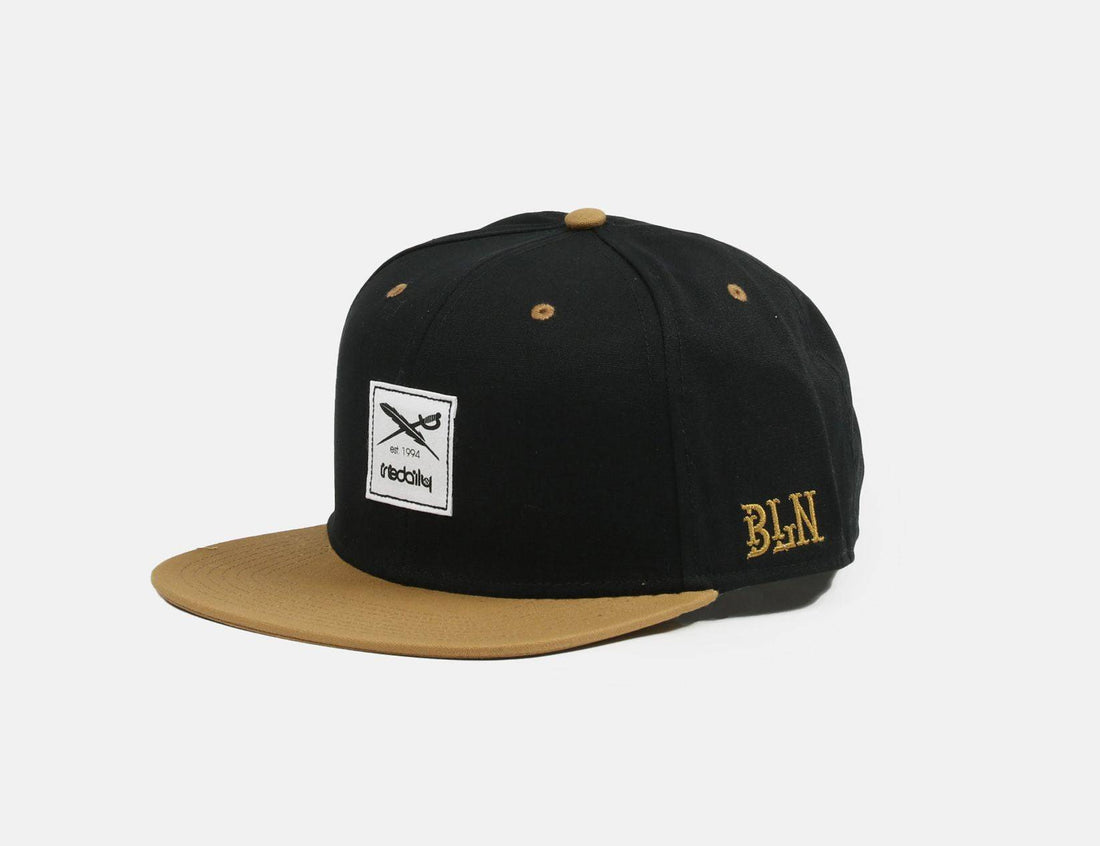 Iriedaily Daily Contra Snapback Cap - Black - Blowout Skateshop