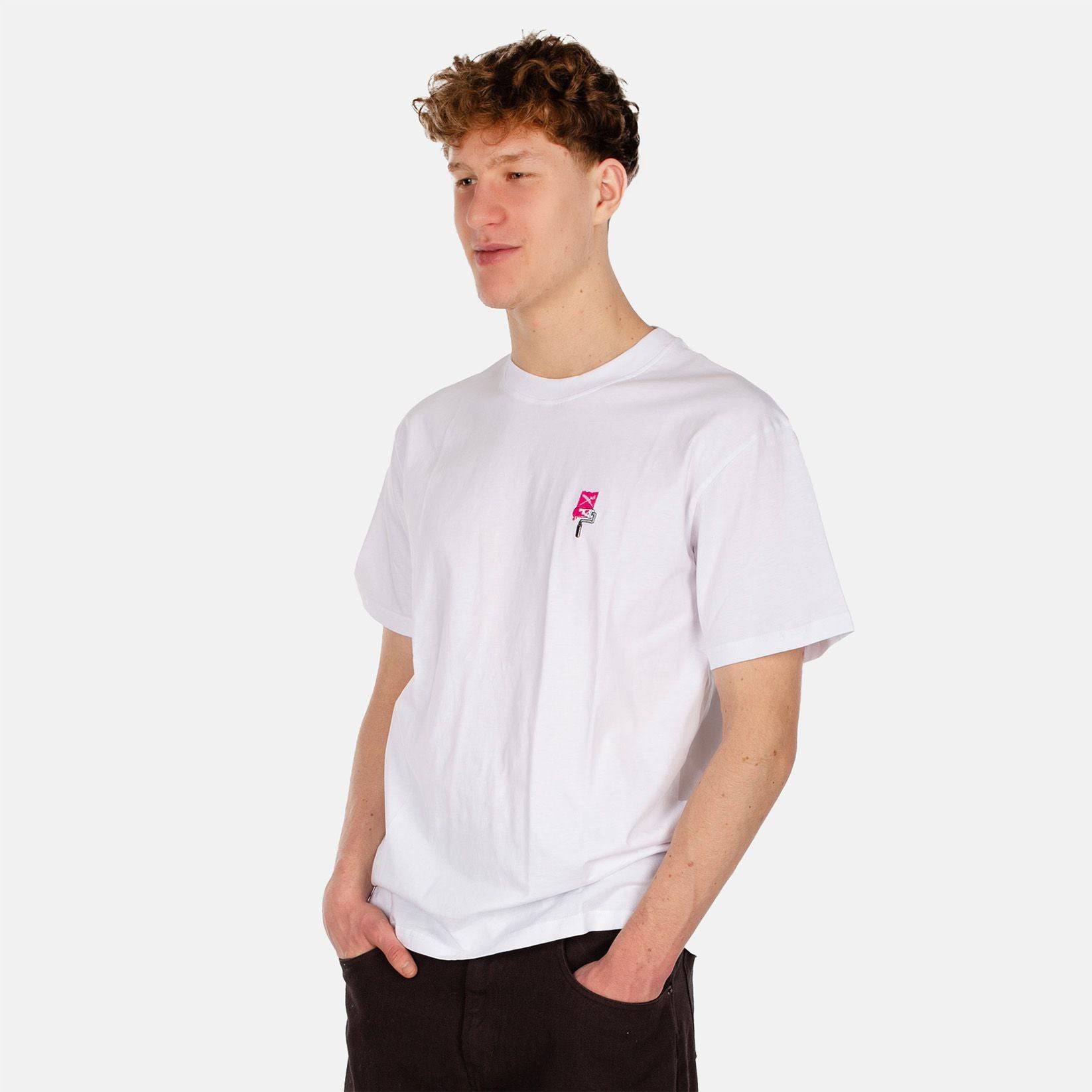 Iriedaily Flag Roller T-Shirt - White - Blowout Skateshop