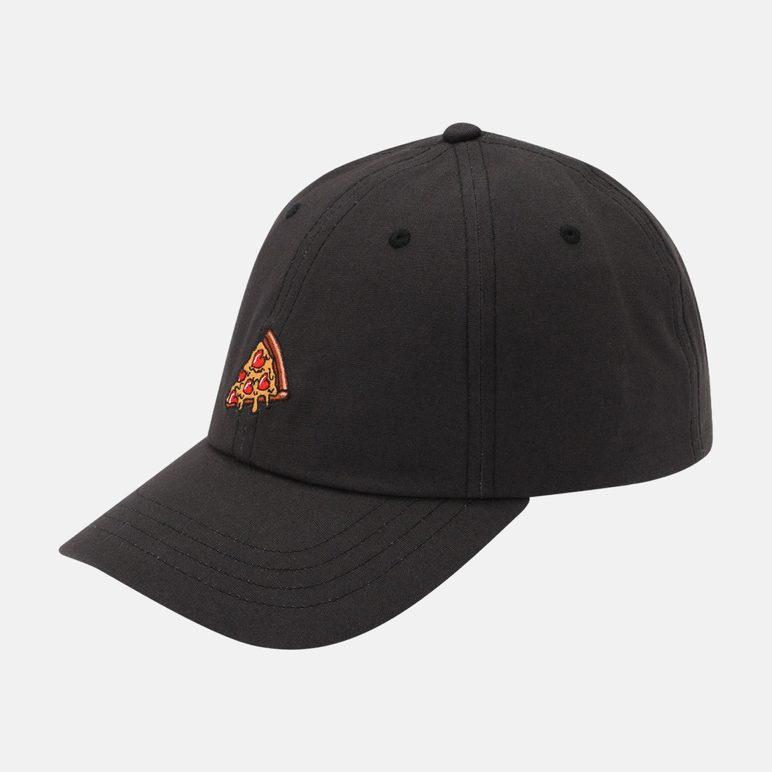 Iriedaily Pizza Love Dad Cap Off Black