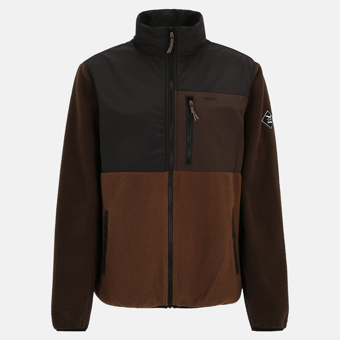 Iriedaily Auf Deck Fleece Jacke - Dark Coffee Braun Bild 1