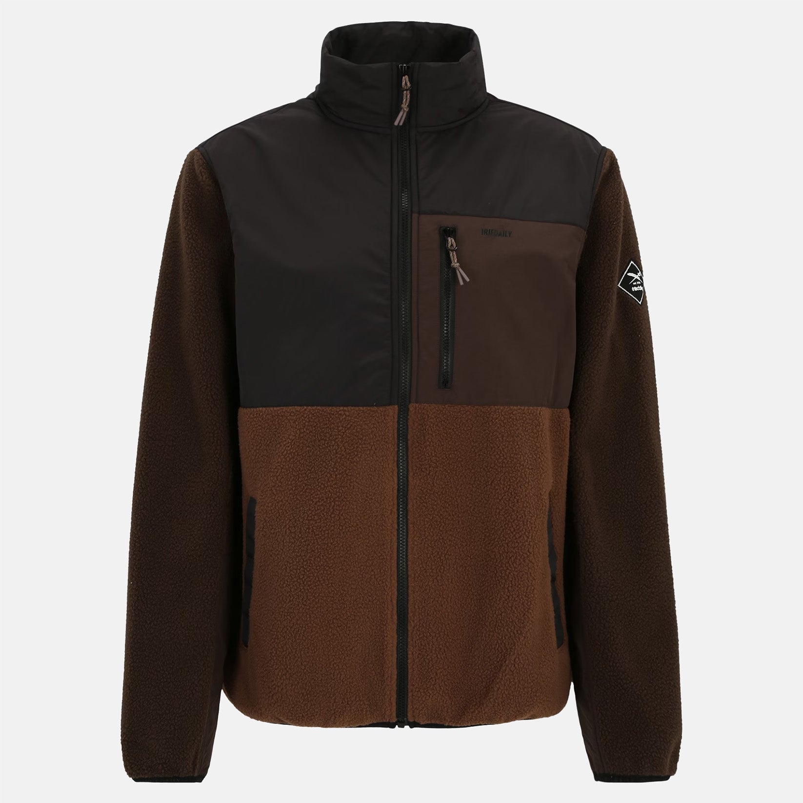 Iriedaily Auf Deck Fleece Jacke - Dark Coffee Braun Bild 1