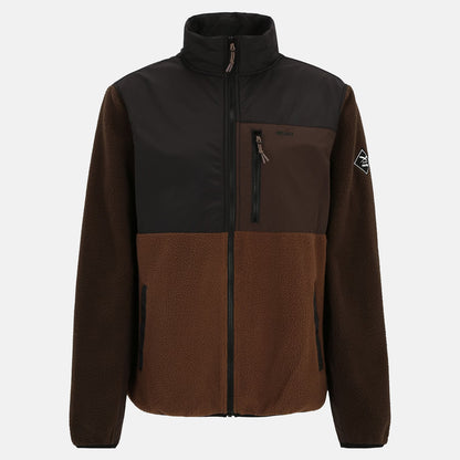 Iriedaily Auf Deck Fleece Jacke - Dark Coffee Braun Bild 1