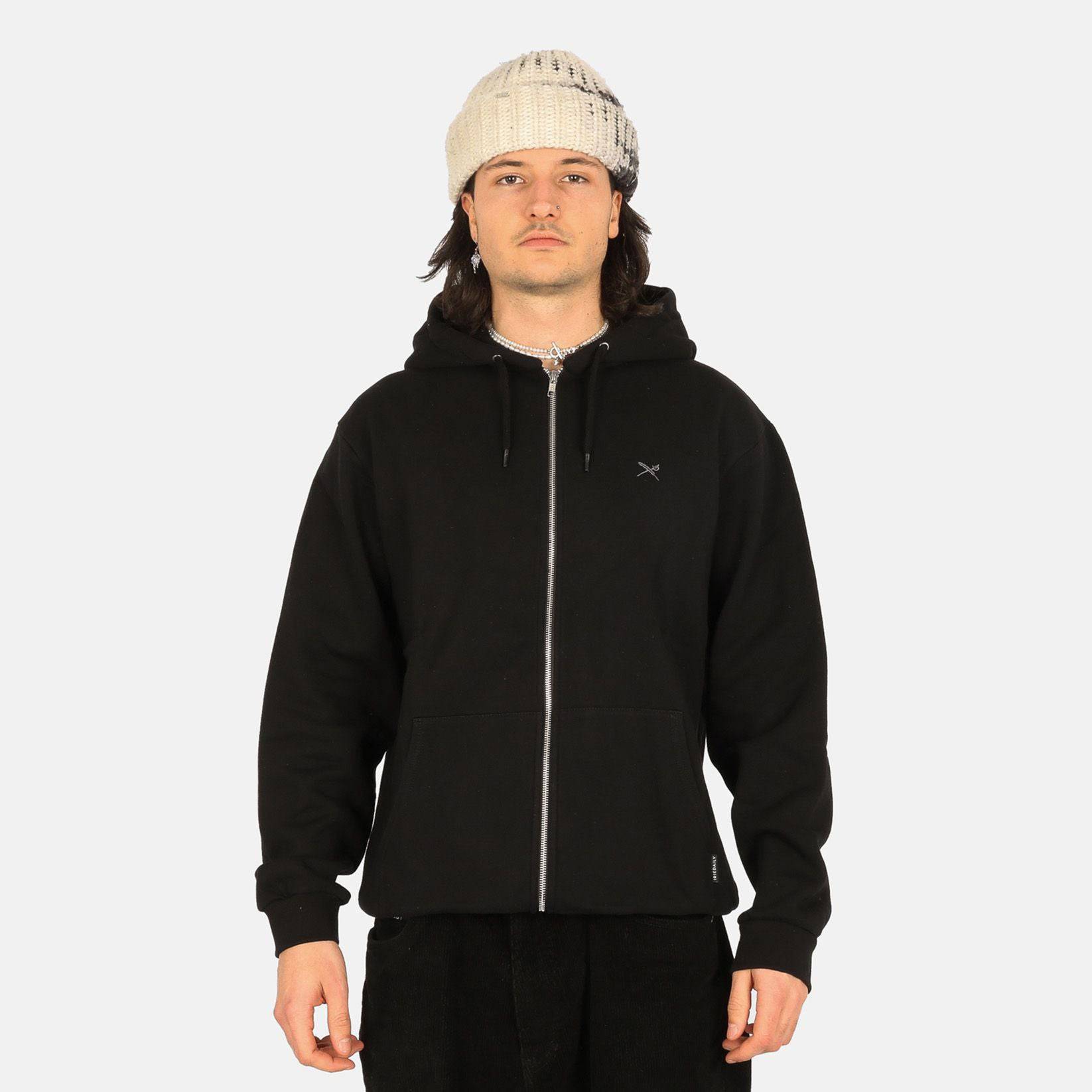 Iriedaily Mini Flag 2 Zip-Hoodie - Uni Black Bild 1