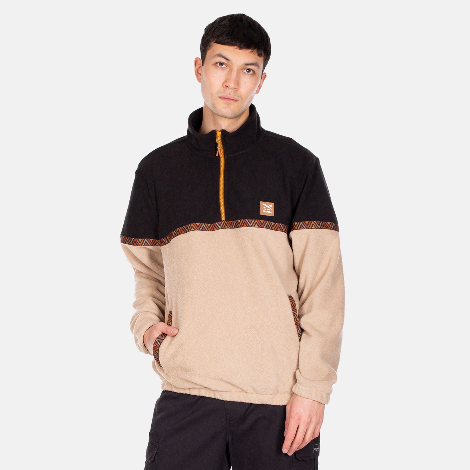 Iriedaily Monte Noe Troyer Fleece Jacke - Khaki Bild 1