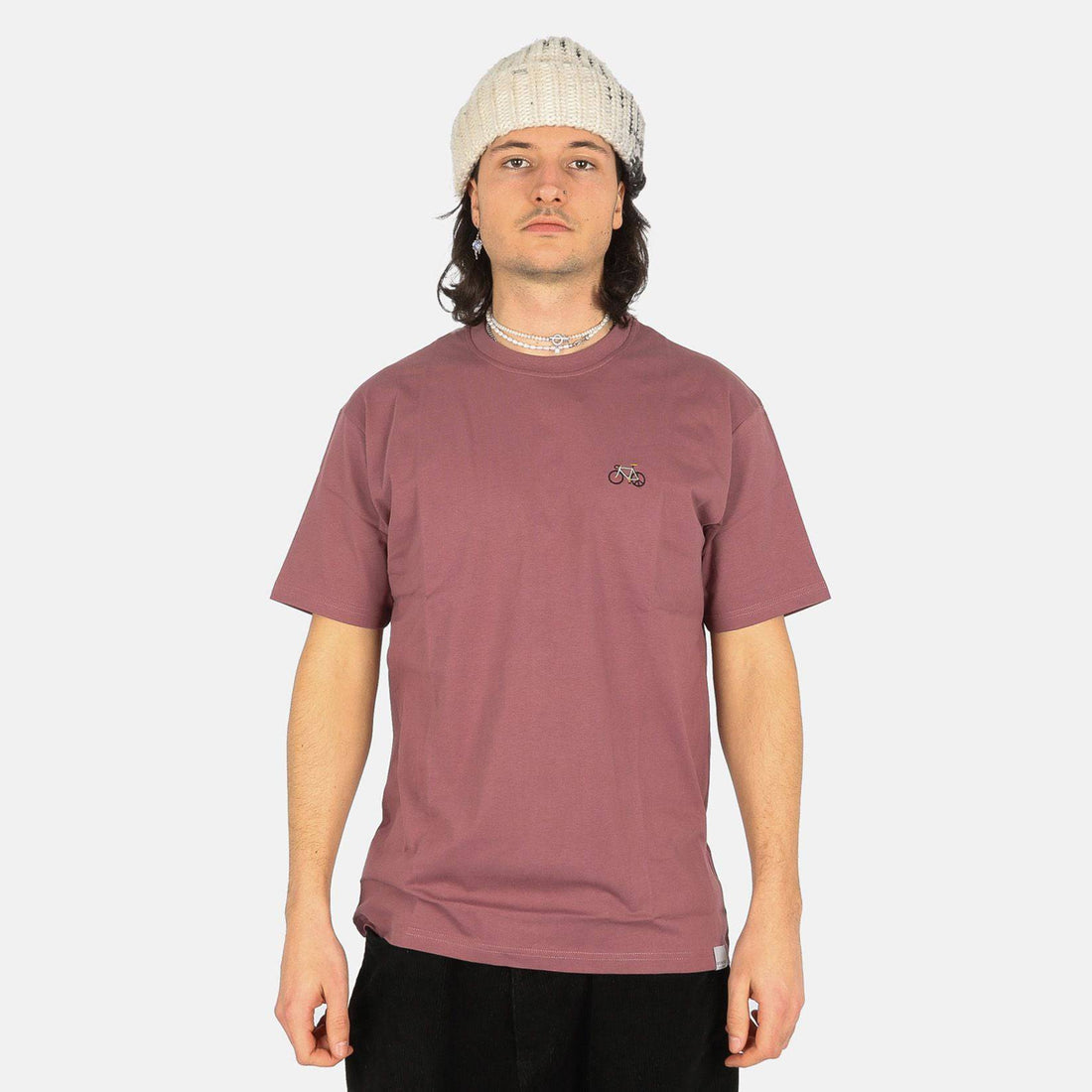 Iriedaily Peaceride Emb Tee - Plum Plum Bild 1