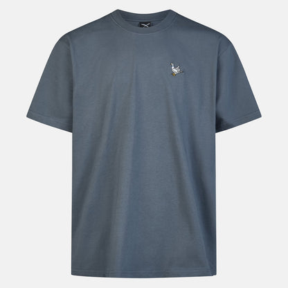 Iriedaily Pigeon Finger T-Shirt - Dark Steel Blau Bild 1