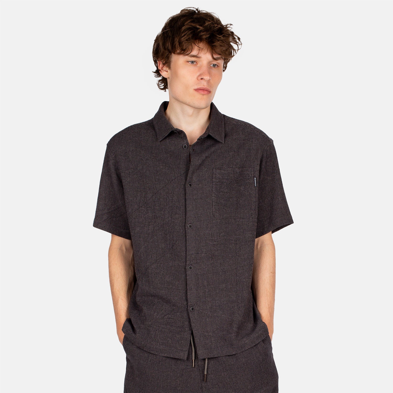 Iriedaily Sammy Summer Hemd - Anthracite Bild 1