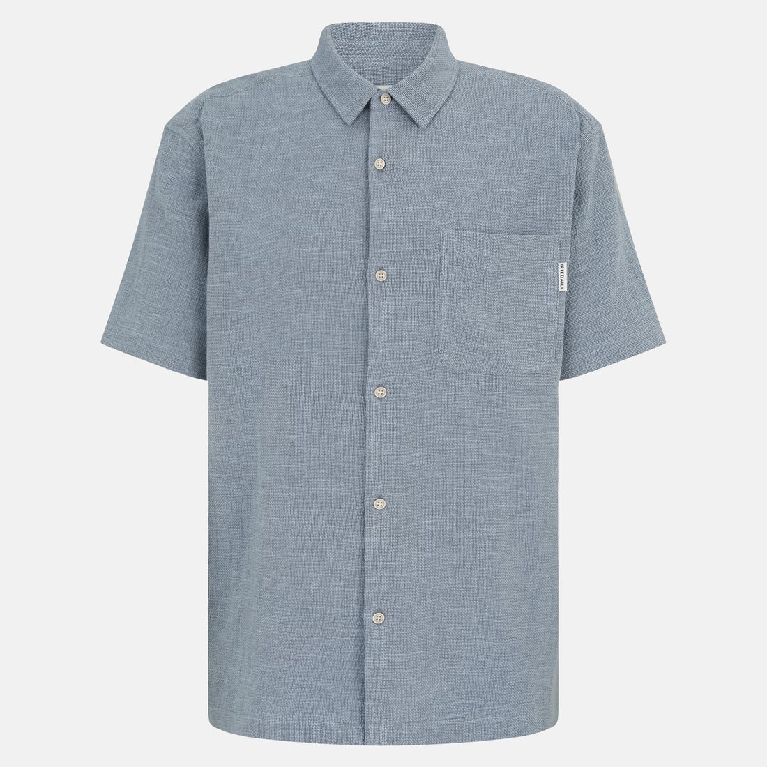 Iriedaily Sammy Summer Shirt - Grey Blue Blau Bild 1
