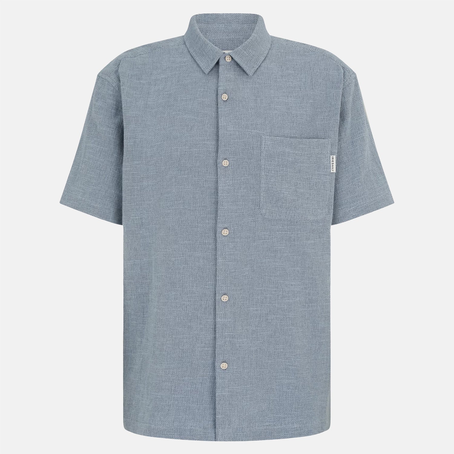 Iriedaily Sammy Summer Shirt - Grey Blue Blau Bild 1